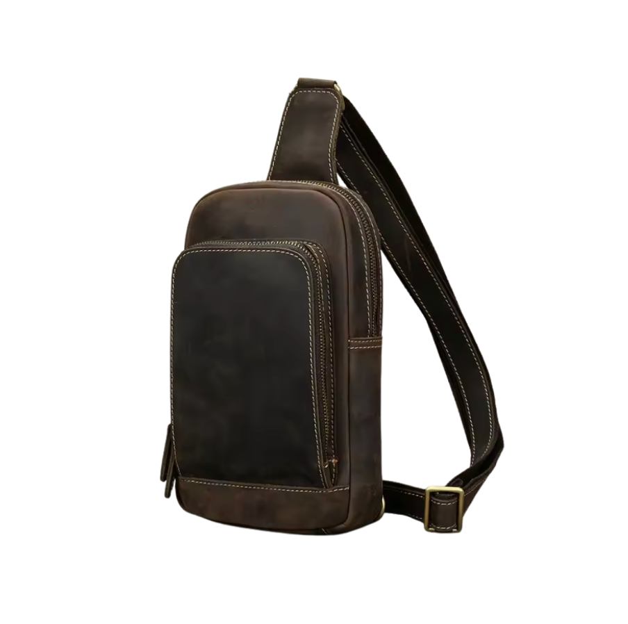 Donald | Leather Crossbody Sling Bag for Men