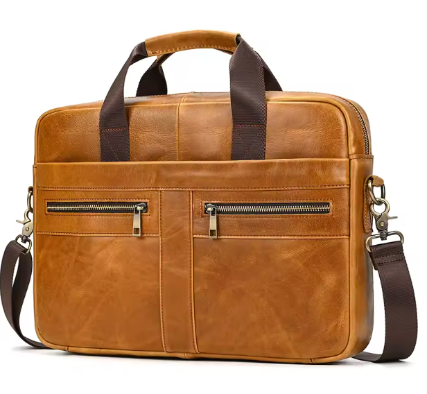 Revo | Genuine Leather Bag 15.6 inch Laptop Computer bag