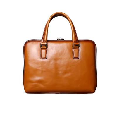 Rudolf | Vintage Style Men's Leather Briefcase