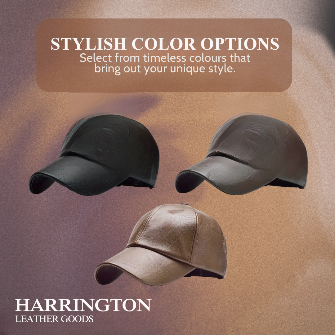 Daniel | Classic Leather-Style Baseball Cap for Men
