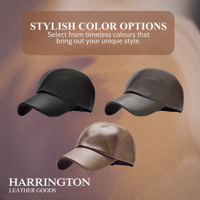 Daniel | Classic Leather-Style Baseball Cap for Men