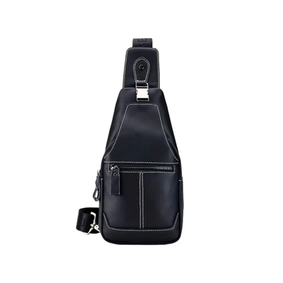Callum | Leather Crossbody Chest Bag for Men