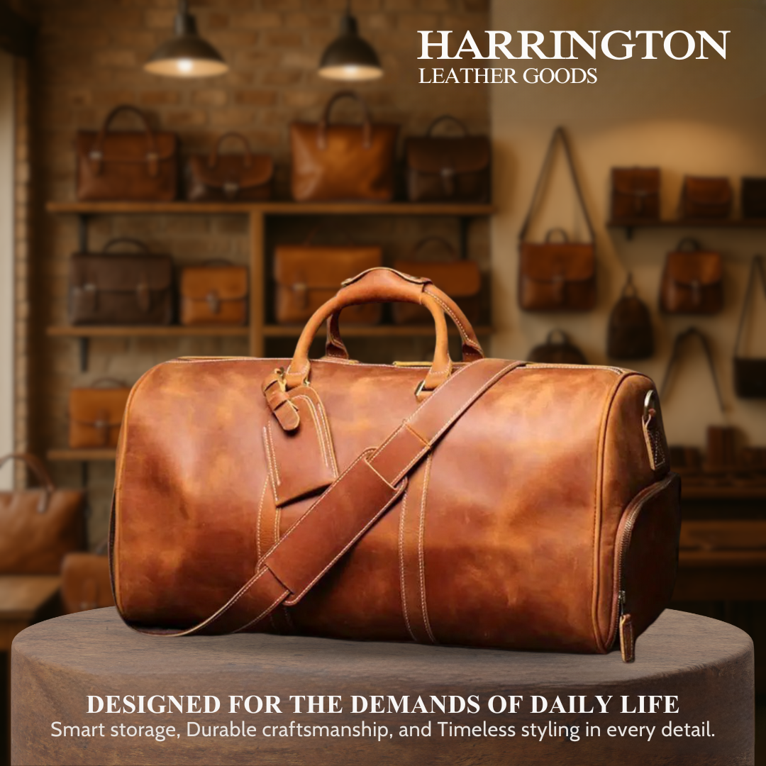 Montgomery | Genuine Top-Layer Cowhide Duffel Bag