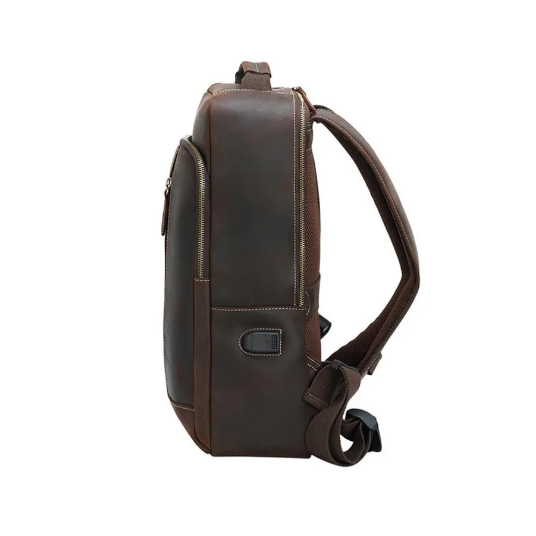 Josh Laptop Leather Backpack