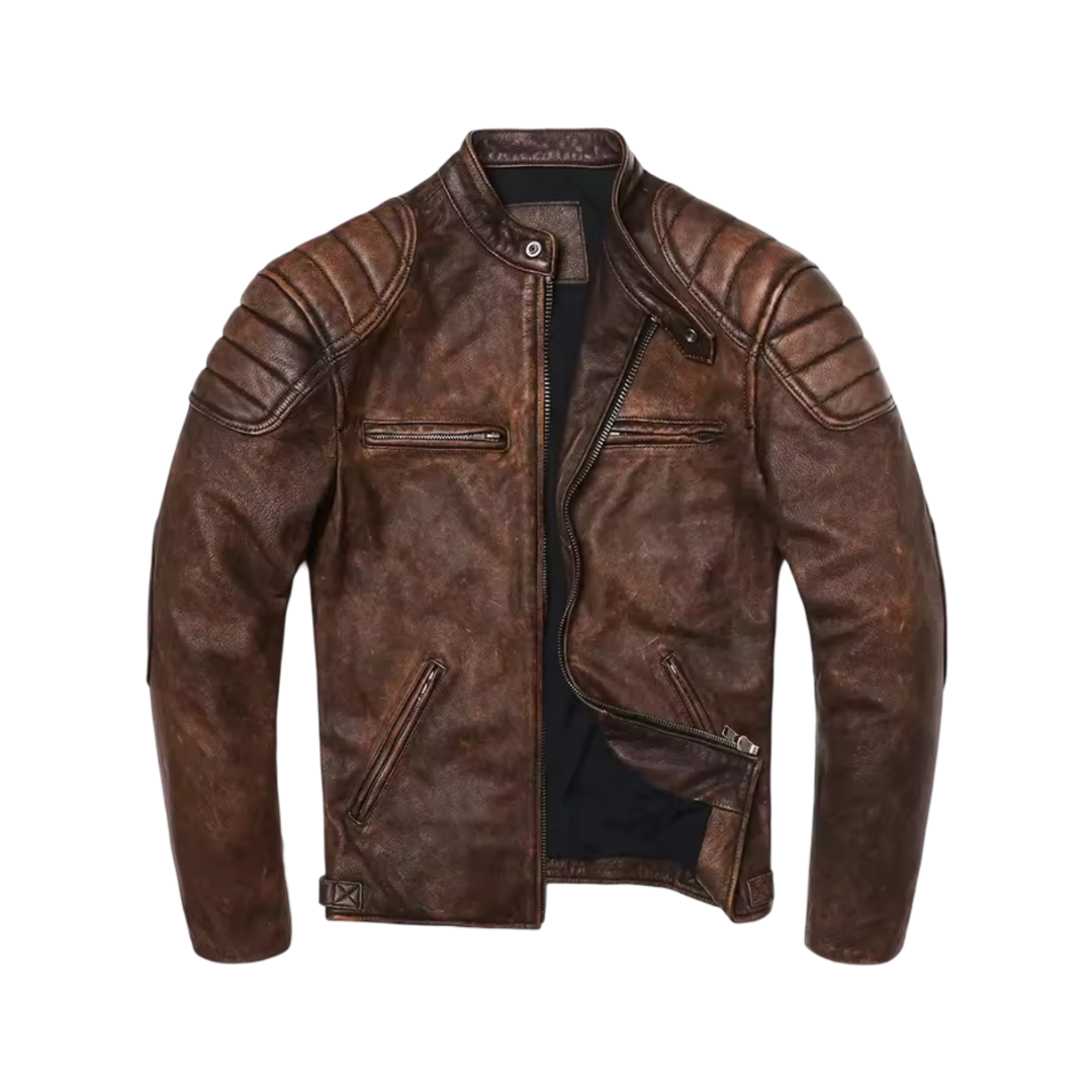 Alexander | Vintage Racer Leather Jacket