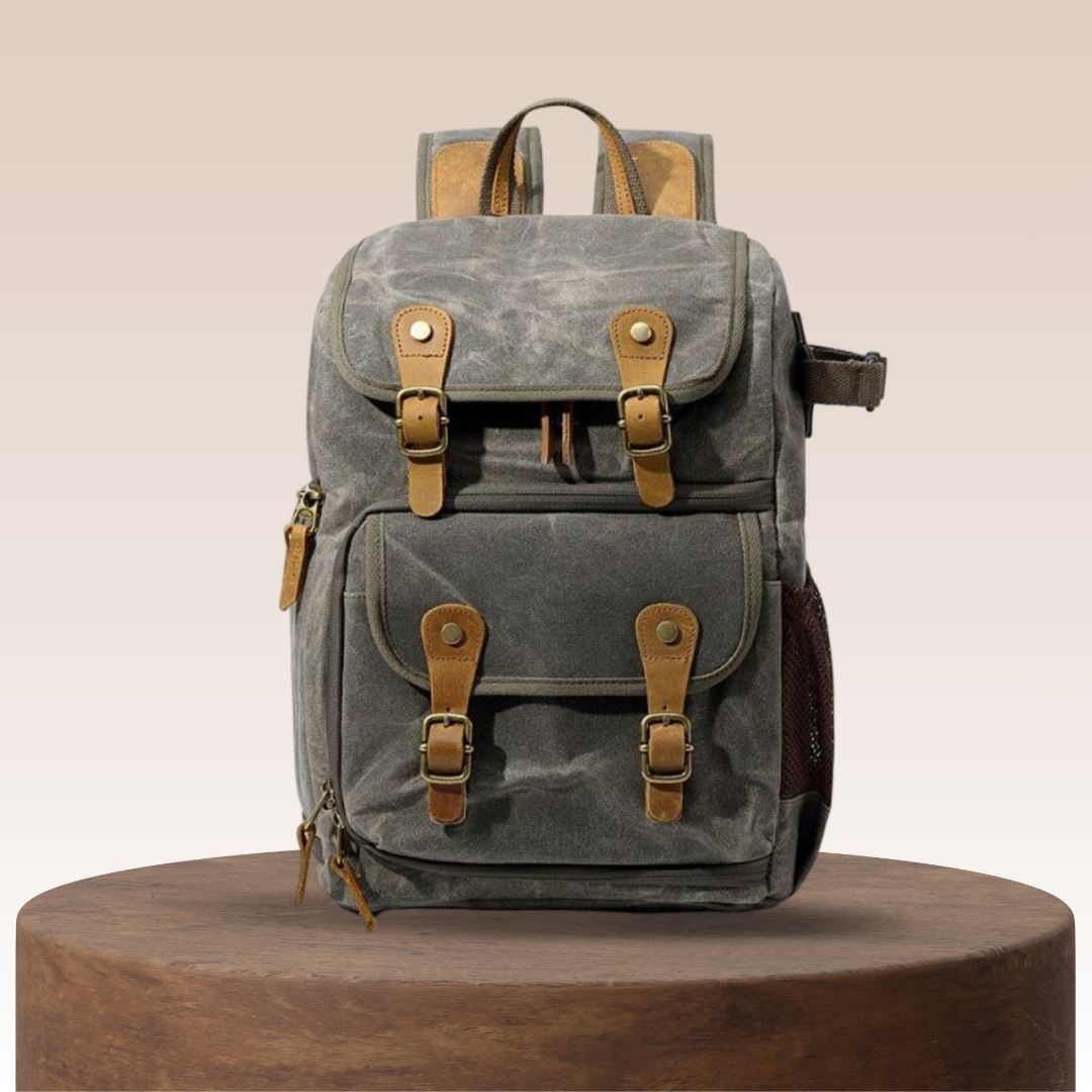 Jerick Field Canvas Camera Backpack