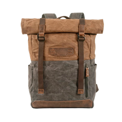 Calvin | Waterproof Canvas Roll-Top Backpack