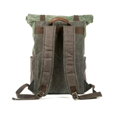 Calvin | Waterproof Canvas Roll-Top Backpack