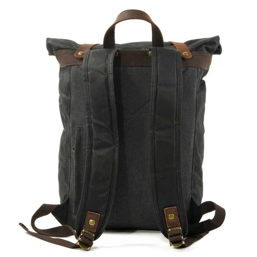 Barron Cross‑Strap Canvas Rucksack
