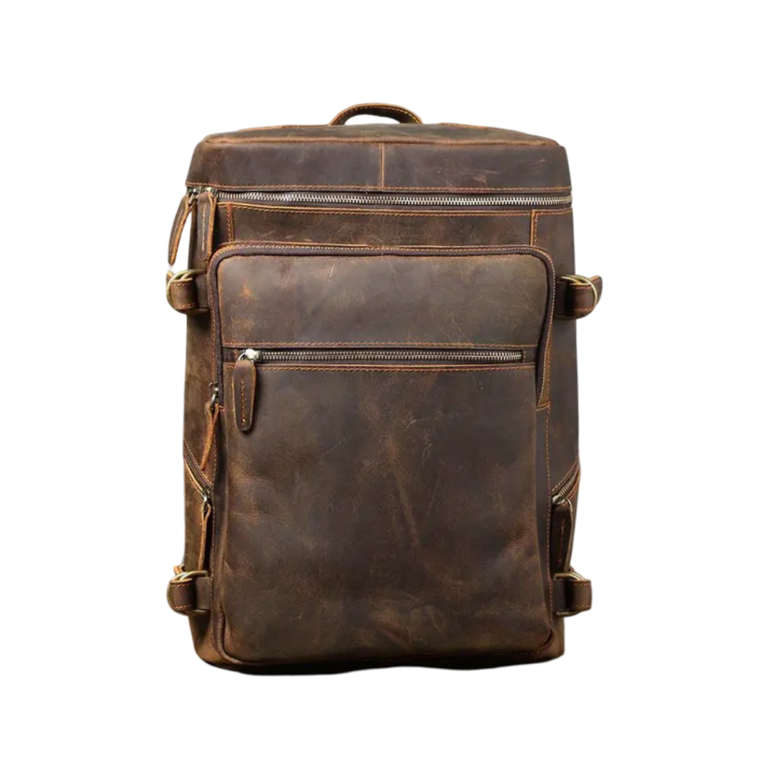 Hawthorne Utility Leather Backpack
