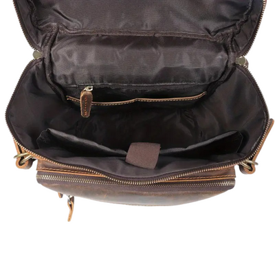 Hawthorne | Vintage Leather Laptop Satchel & Travel Backpack