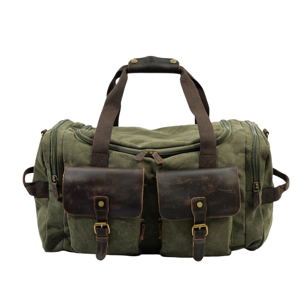 Harlan | Vintage Canvas Weekend Duffle Bag