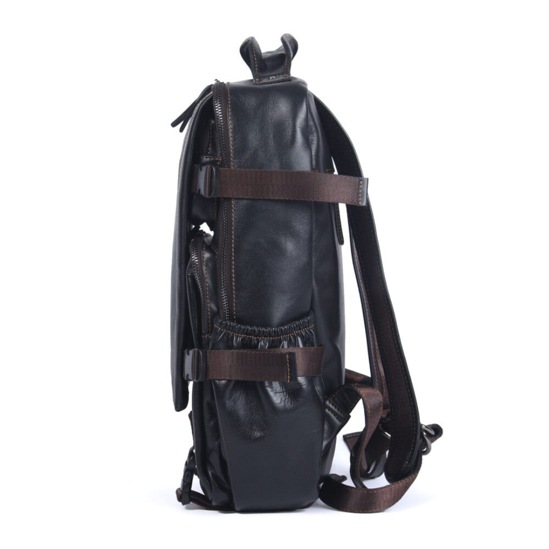 Griffin Travel Leather Backpack