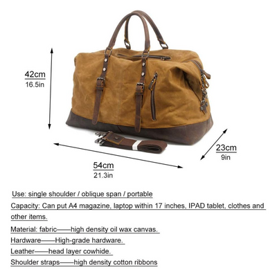 Maverick | Canvas Travel Duffel Bag