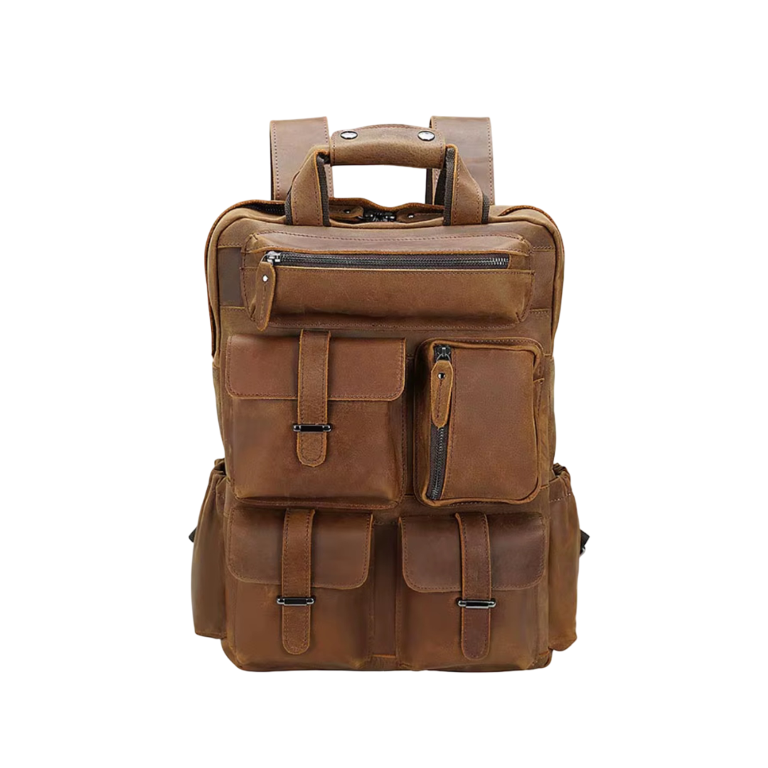 Ruben | Multi-Pocket Leather | Backpack
