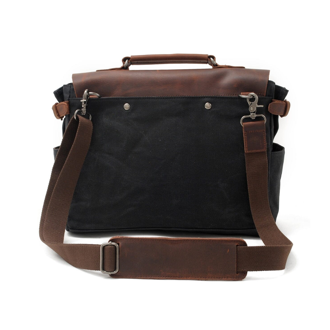 Edward | Vintage Canvas with Leather Flap | Messenger Bag