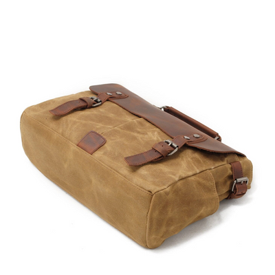 Edward | Vintage Canvas with Leather Flap | Messenger Bag