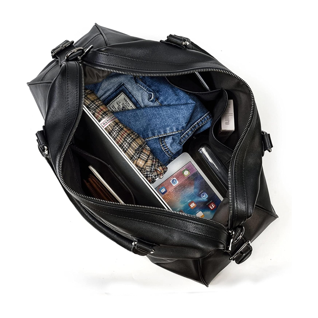 Rafael Curve Leather Duffel