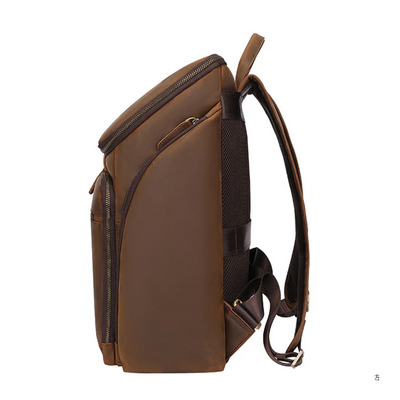 Laurent | Classic Leather with Front Pocket | Backpack