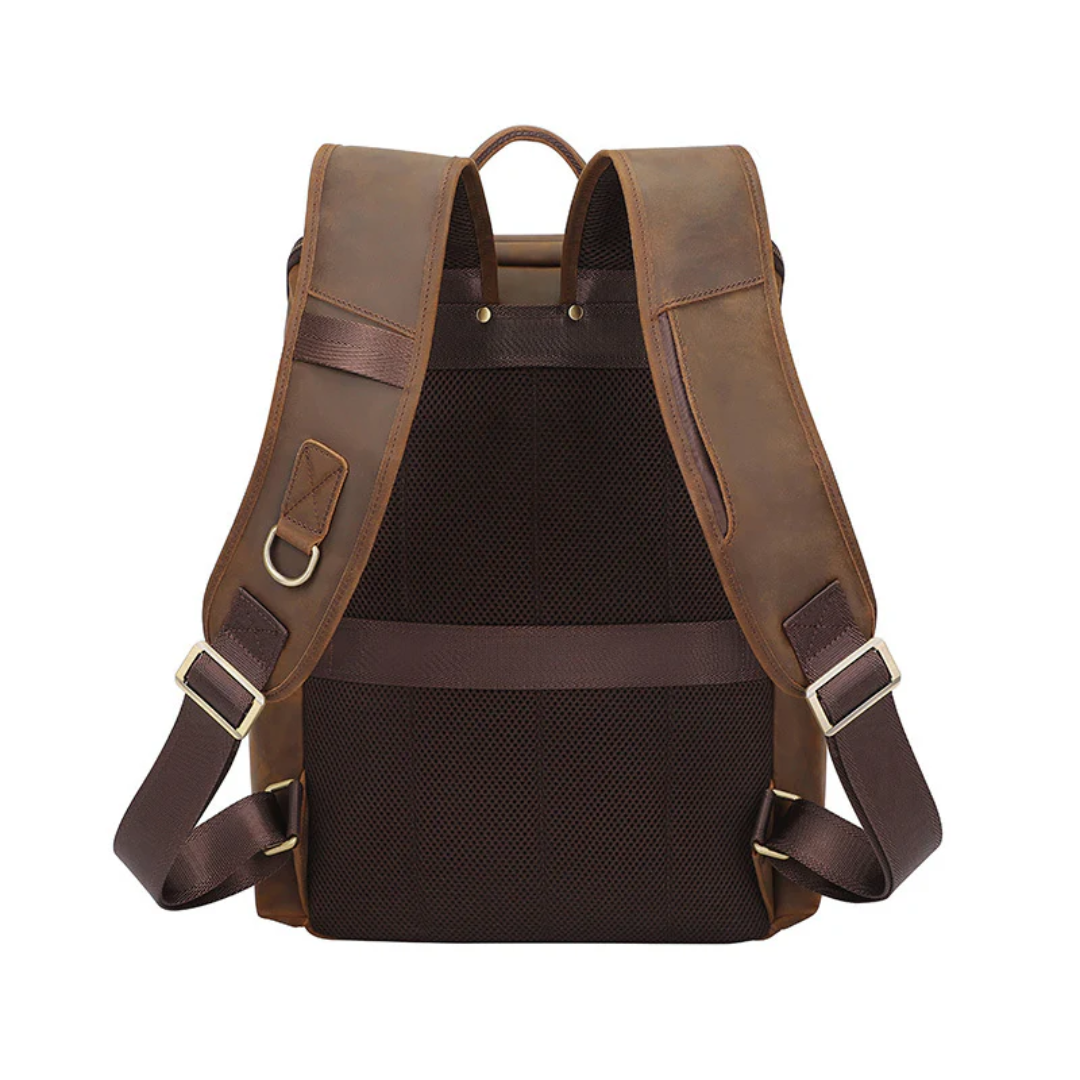 Laurent Leather Daily Carry Backpack