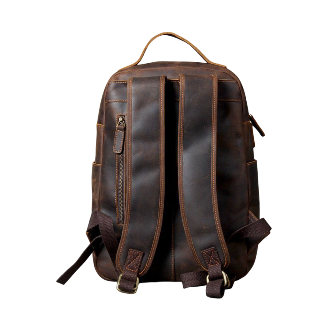 Mike | Vintage Buckle Leather | Backpack