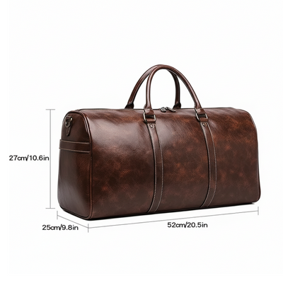 Lennox | Leather Weekender Travel Bag